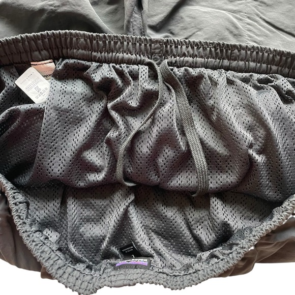 Patagonia Gray Baggies Athletic Shorts 58034 Elastic Waist Lined Tie Sz L - Picture 7 of 13